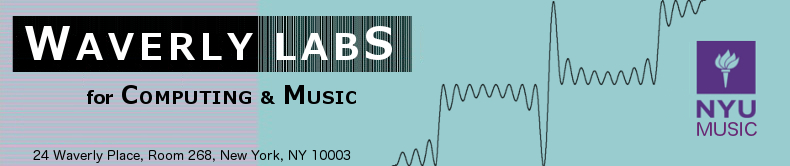 NYU Waverly Labs for Music & Computing